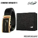 Set Ikat Pinggang sabuk gesper dan Dompet