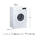 Samsung Mesin Cuci Front Loading 7 Kg Quick Wash 18"" - WW70T3020WW/SE