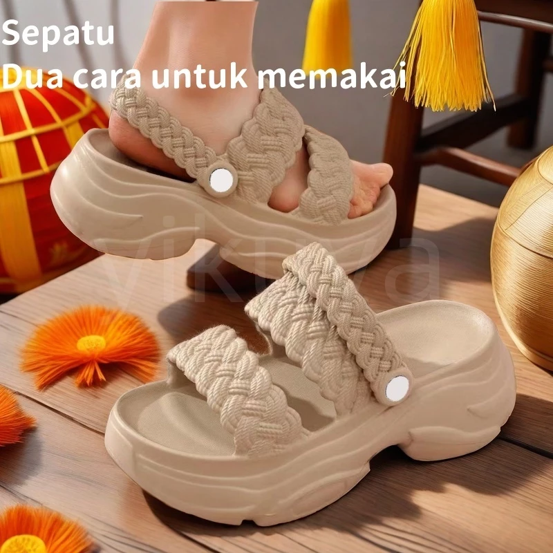 andal wanita.sandal luar ruangan, sandal setinggiócm, sandal dalam ruangan