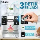 Iceler Mesin Es Bingsoo 750Watt 120kg/24jam Bingsu Snow Ice Maker Pembuat Es Salju Tombol Kontrol manual