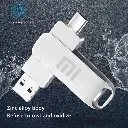 Xiaomi TYPE-C Flashdisk 3IN1 USB 3.0 Kecepatan Tinggi, Driver Flash Logam OTG 256gb 512gb 1tb 2tb, USB Flash Drive