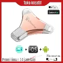 Flash disk OTG for iphone 32G, Flash drive 4 in 1 high speed external memory for phone/tablet/android /PC, usb memory backup photos/videos
