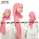 𝐌𝐚𝐟 𝐇𝐢𝐣𝐚𝐛 𝐏𝐚𝐬𝐡𝐦𝐢𝐧𝐚 𝐒𝐚𝐤𝐮𝐫𝐚 - Jilbab Hijab Instan Pashmina Instan Anak Kancing Sakura Jersey 1-10Thn
