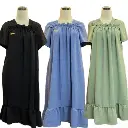 Daster Fuji 3 baju  Bahan Cringkle Airflow Dress Ld 110 - 120 cm