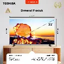 Toshiba TV 32" HD Smart TV - WIFI Netflix Disney+ Youtube Dolby Audio Screen Sharing HDMI Digital 