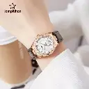 Jam Tangan Wanita Labaoli Original Brand Anti Air Terbaru Mewah Kulit Asli Berlian Kuarsa Cod