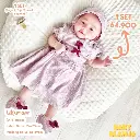 Dress Bayi Perempuan 6 12 Bulan Fay / Lacey