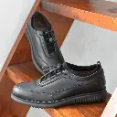 VOLVE - Sepatu Kerja Pria Wave Leather Edition Black