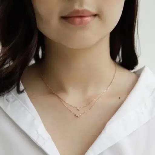Kalung Liontin Wanita S925 Kristal Aksesoris