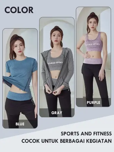 Baju Senam Setelan Wanita Aerobic