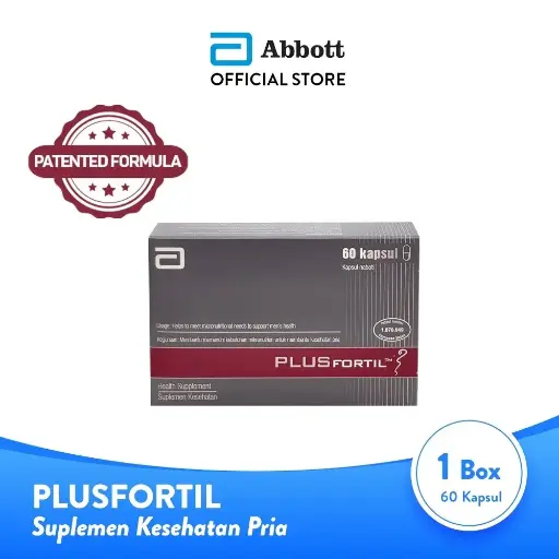 Plusfortil 60 kapsul - Multivitamin Kesuburan Pria