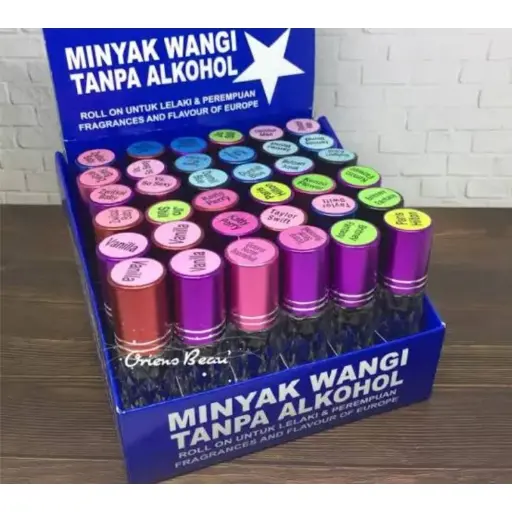 Parfume Roll On Non Alkohol 12 Botol/lusin Murah