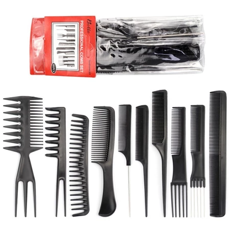 10pcs Sisir Rambut Salon Hair Comb Perawatan Alat Kecantikan Wanita