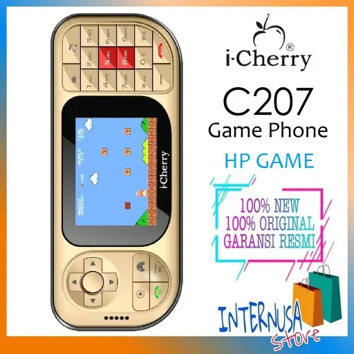 HP GAME iCHERRY C207 GAME PHONE - HP + GAME - DUAL SIM GSM - HP iCHERRY
